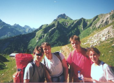 Nous, prs du chalet du Rosay