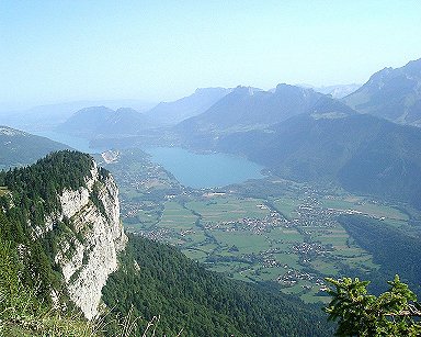 Doussard et le lac d'Annecy